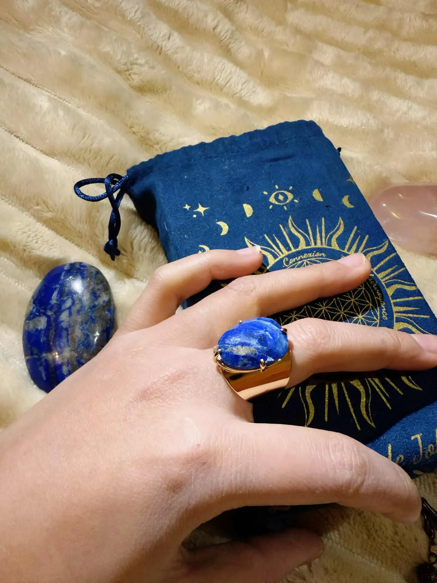 [BA-LAPIS-LAZZU] Bague en Lapis-lazzuli