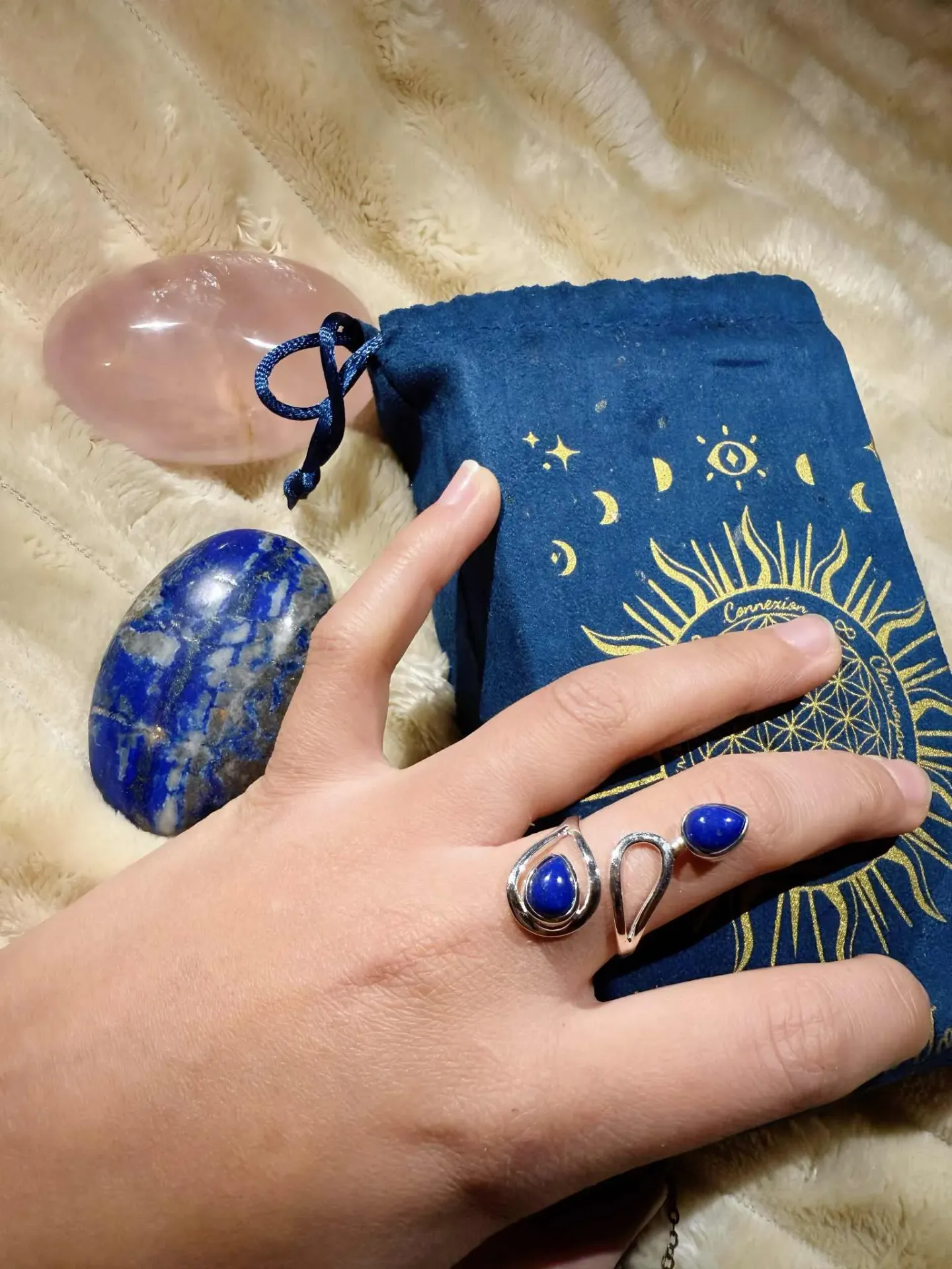 [BA-LAPIS-LAZZULI] Bague en Lapis-lazzuli 