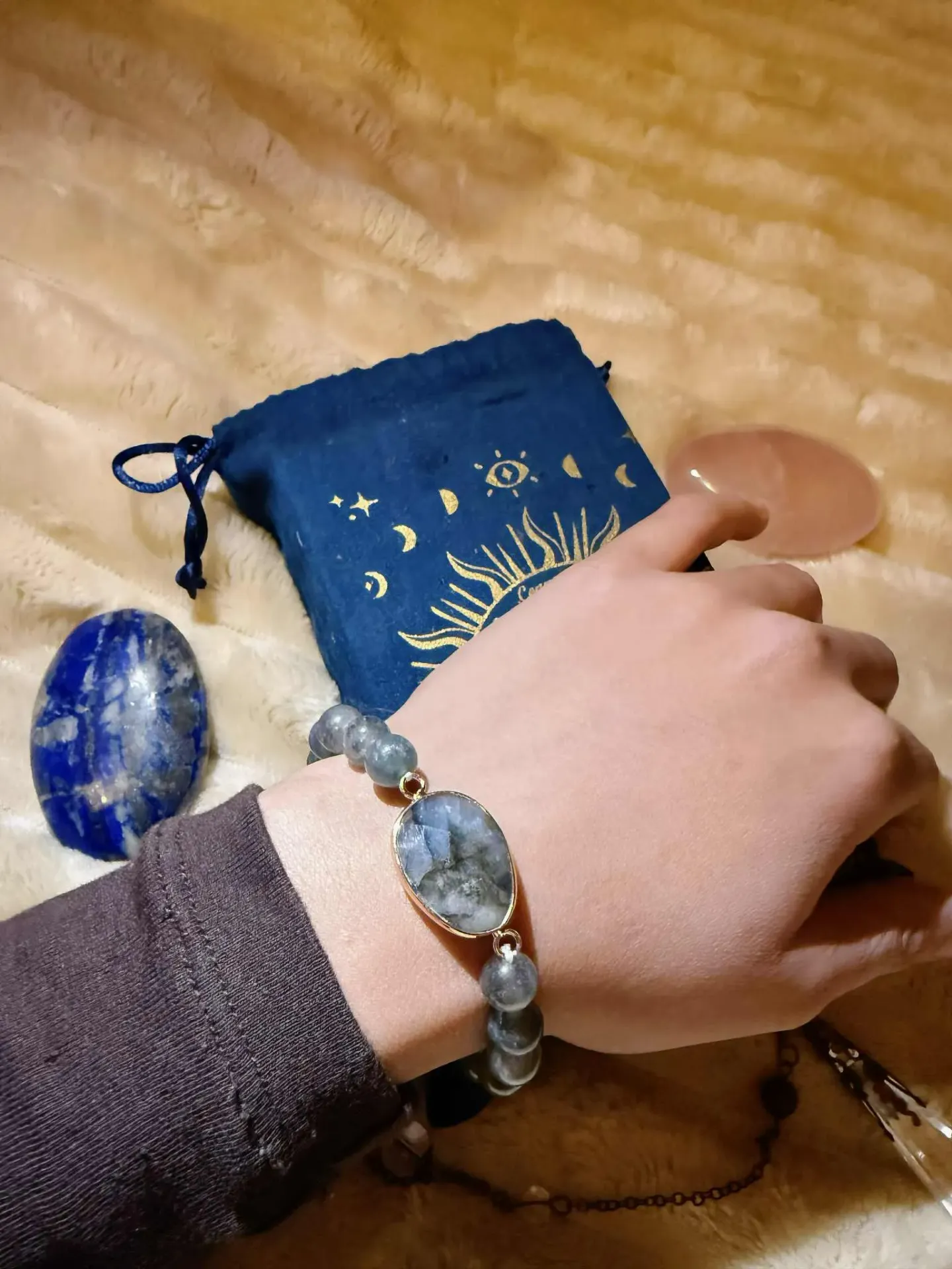 [BR-LA-251202] Bracelet Labradorite